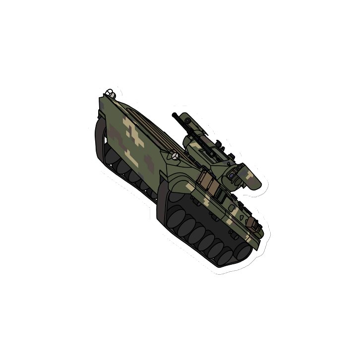 Ukrainian BMP-1TS Magnet product image (2)