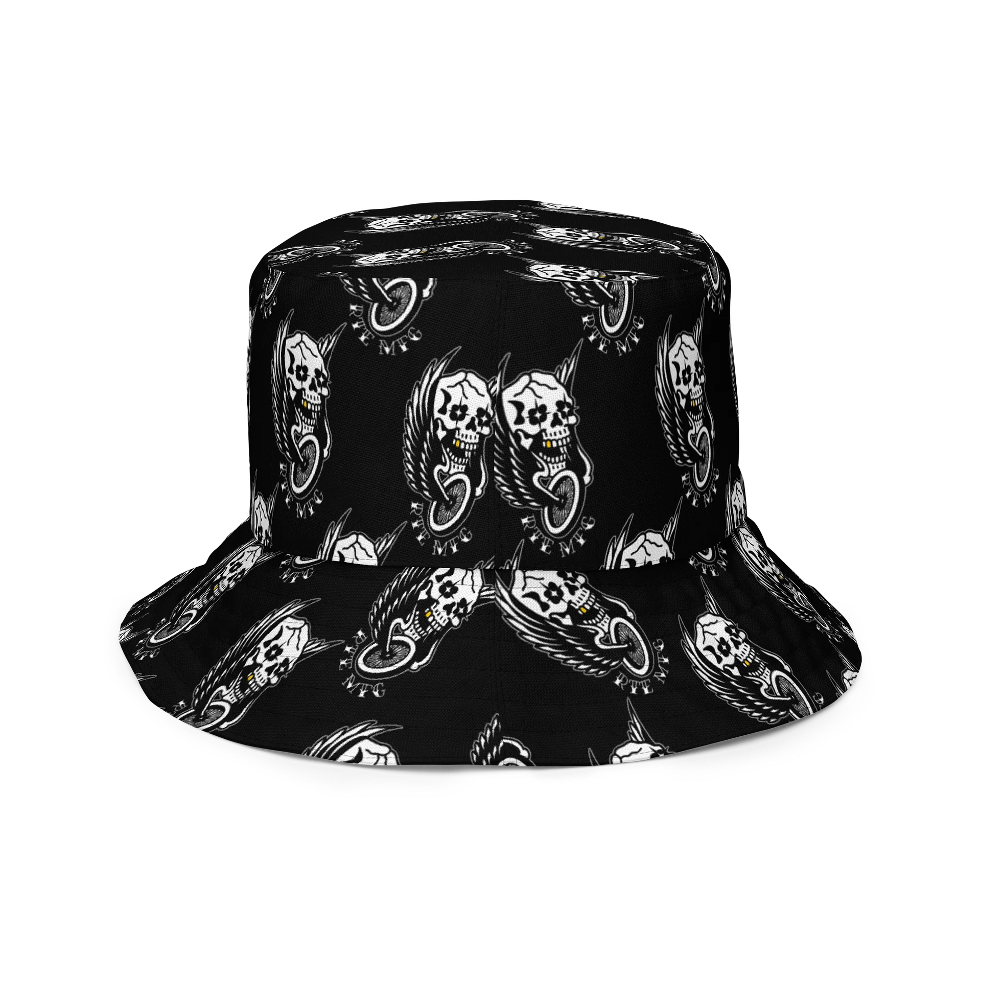 GOLD TOOTH SKULL RIDER BUCKET HAT product image (4)