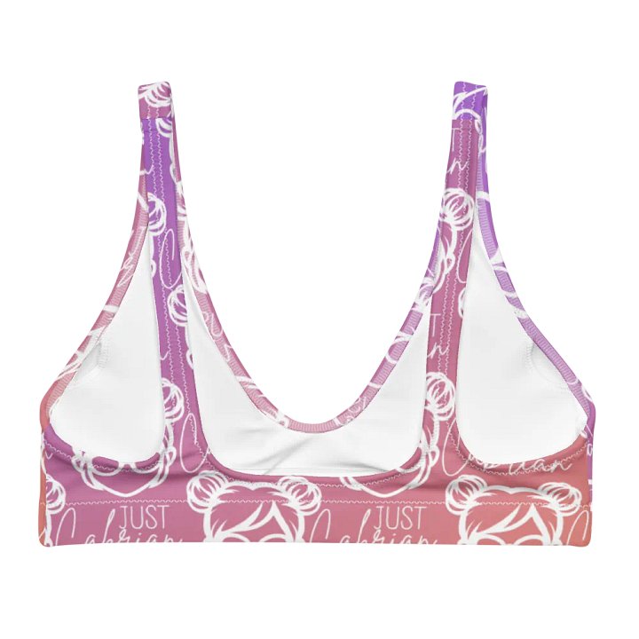 JustCabrian Logo bikini top product image (2)