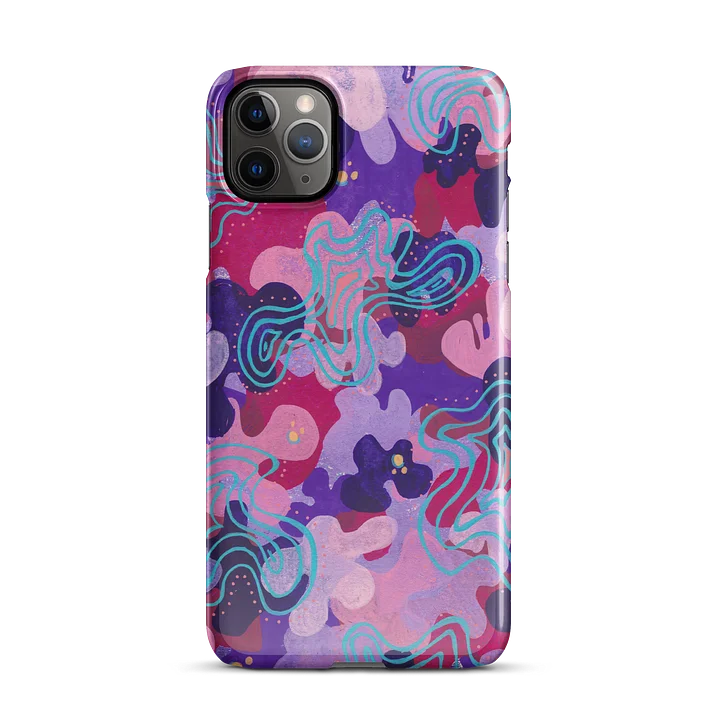 Purple Blobs iPhone case product image (59)