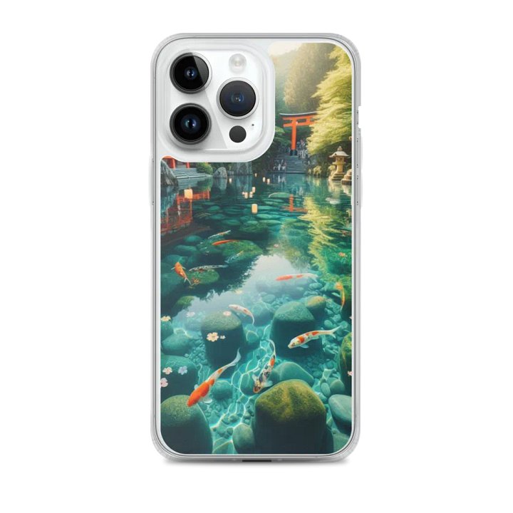 Koi Pond Serenity iPhone® Case | Ai Design product image (2)
