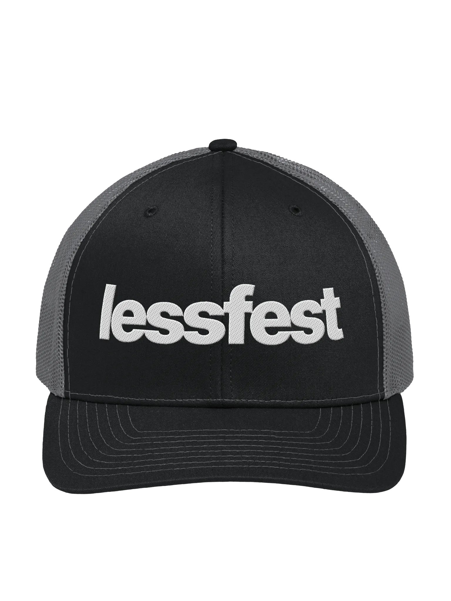 lessfest hat dark v2 product image (1)