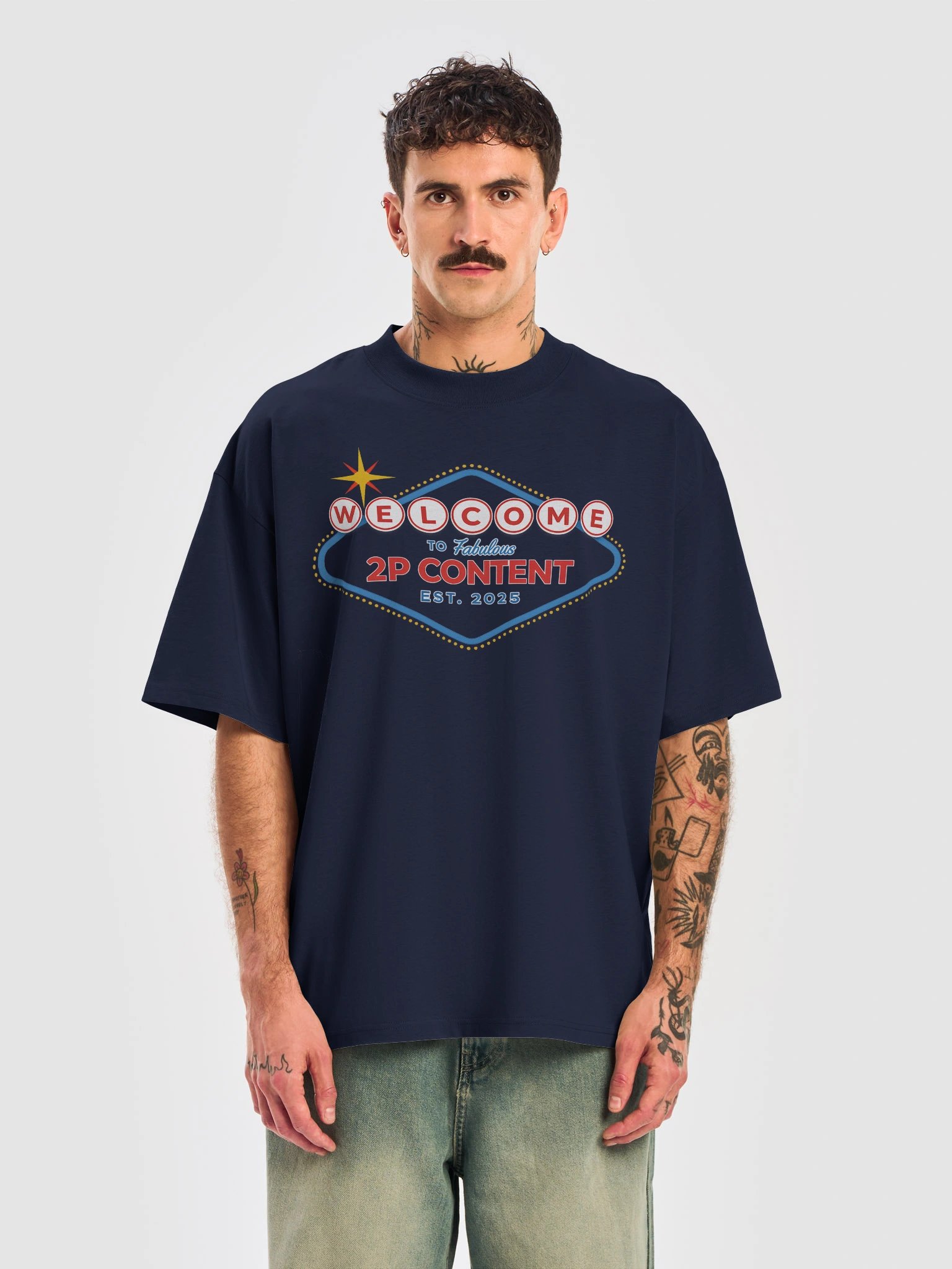 2P Vegas Dice Oversized Tee product image (21)