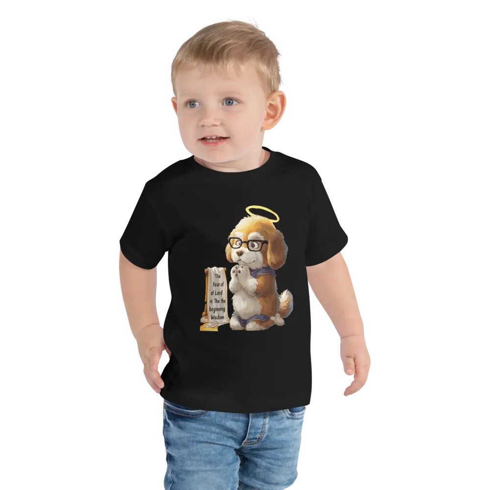 Praying Pup Toddler T-Shirt product image (6)