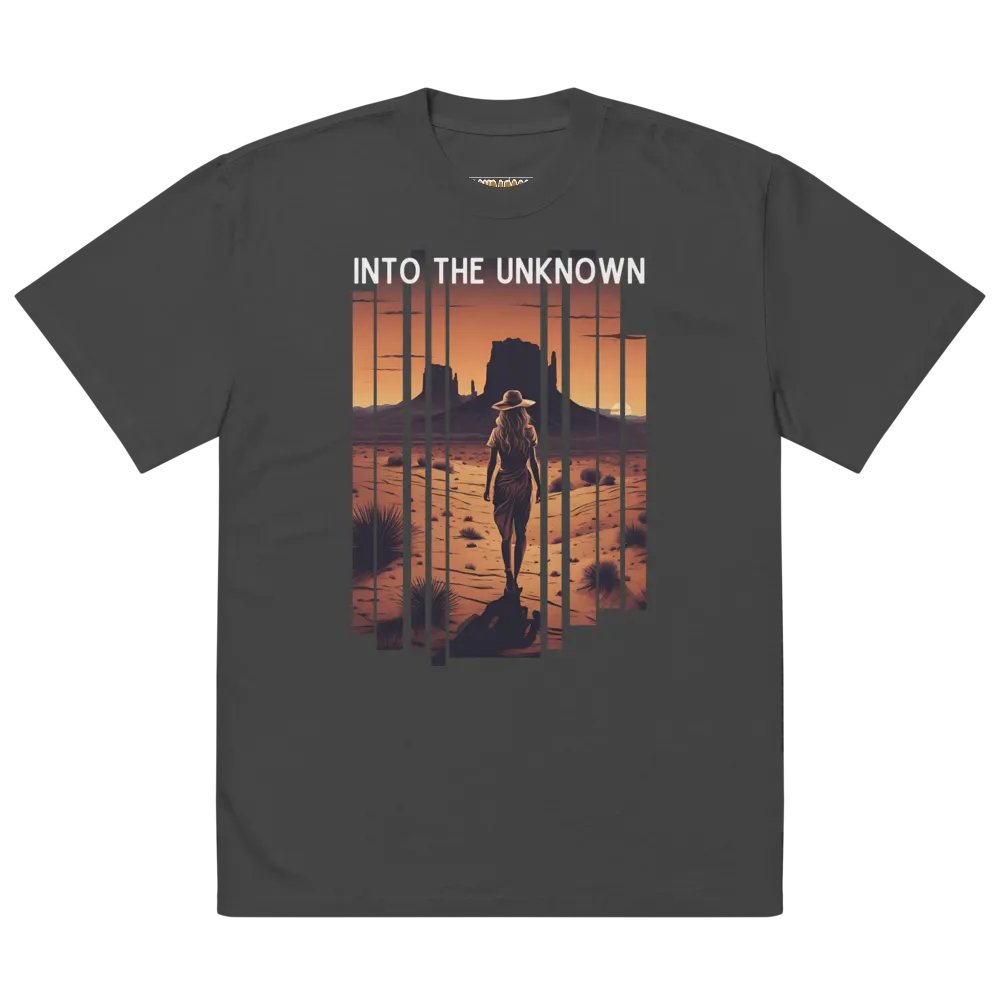 Into the unknown unisex faded tee product image (5)
