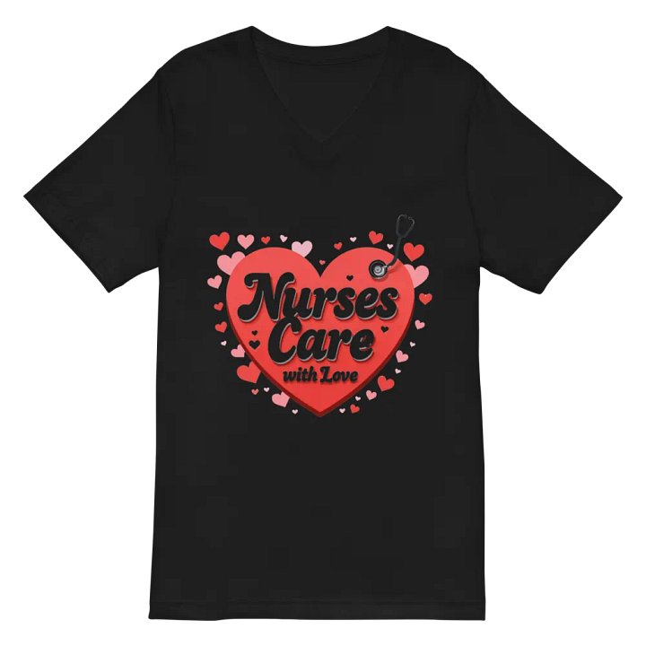 Nurse Love Heart V-Neck Tee product image (2)