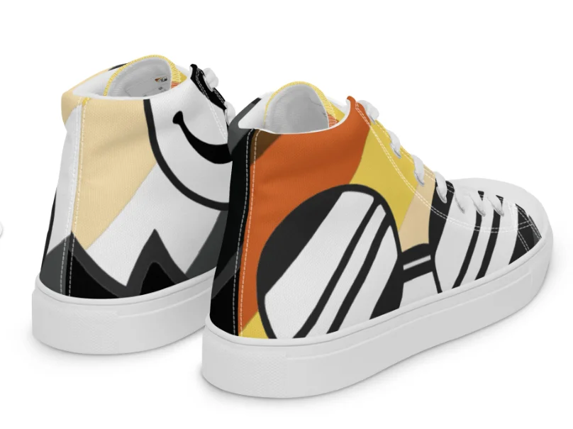 Bear Necessities Men’s high top canvas shoes product image (2)