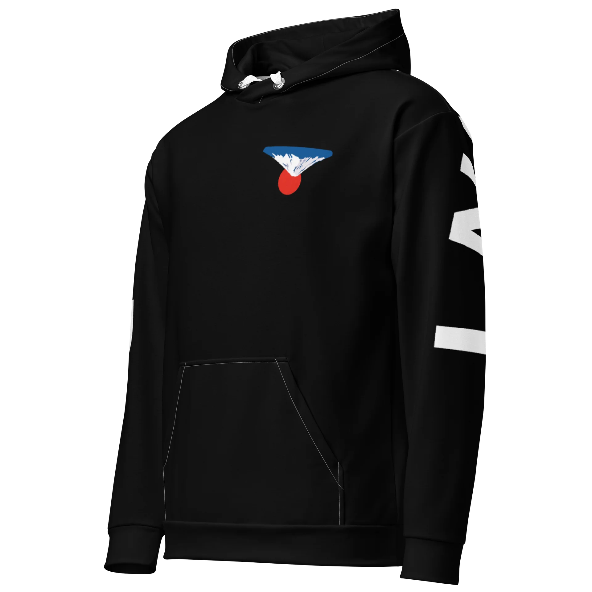 Black Inverted Ink Sleeve Sweat Shirt product image (3)