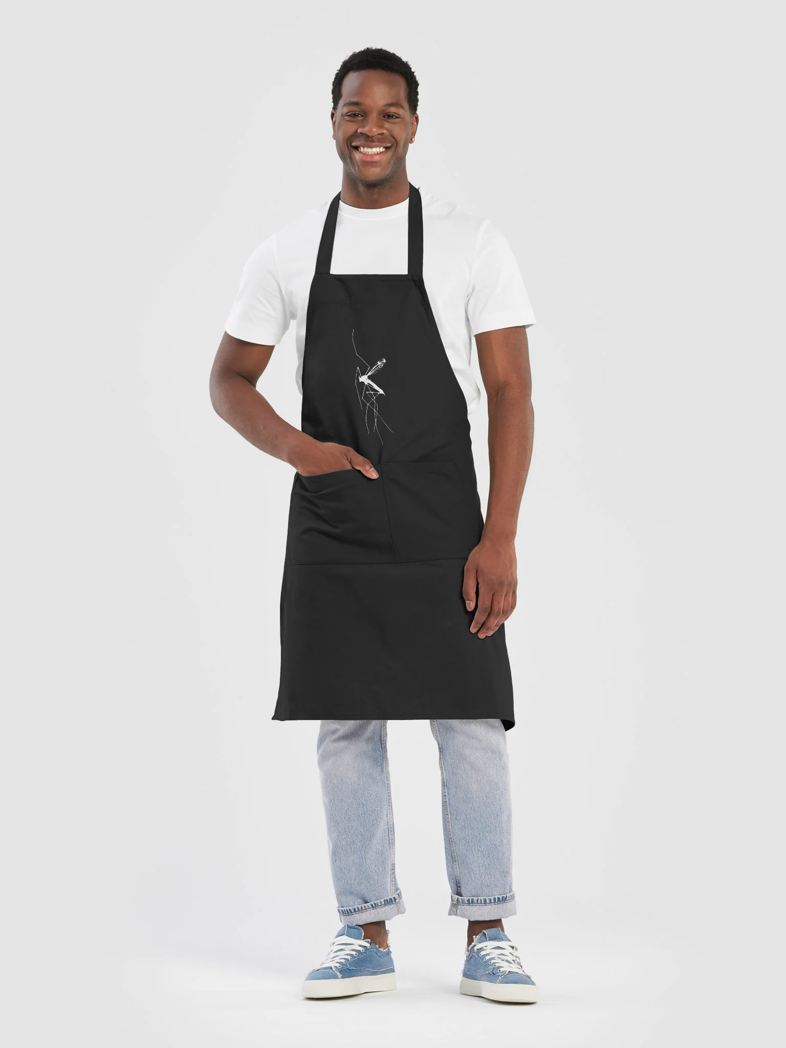 Mosquito Scan, 1993 — White Print Apron product image (1)