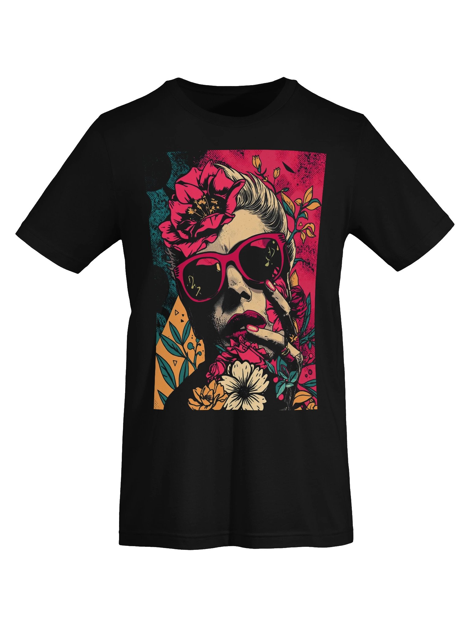 Cat‑Eye Blossom Supersoft Tee product image (4)