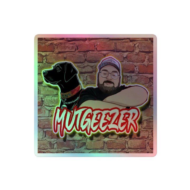 Mutgeezer Kiss-Cut Holographic Sticker Sheet product image (2)
