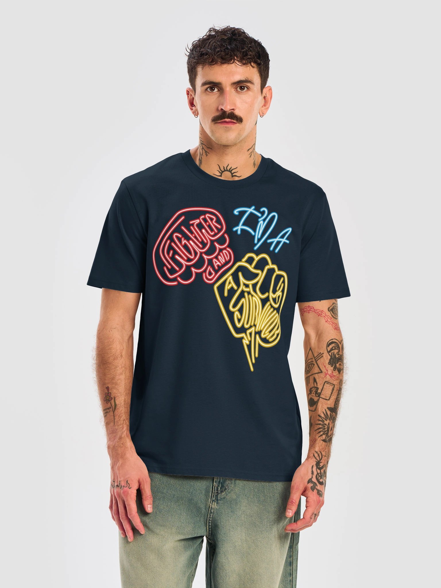 Neon I'm A Fighter And Survivor Tee product image (1)