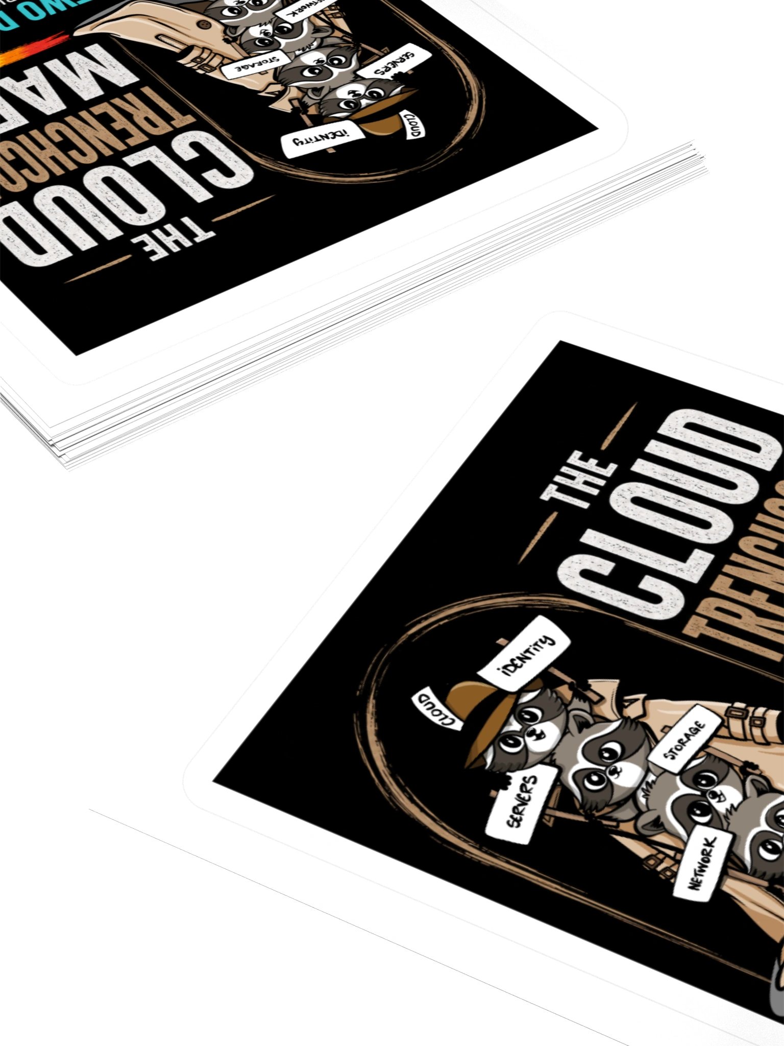 The Cloud Trenchcoat Mafia Kiss Cut Sticker product image (13)