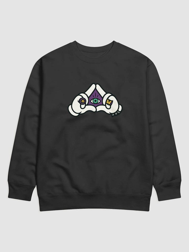 Triangular Eye Graphic Premium Sweatshirt product image (2)