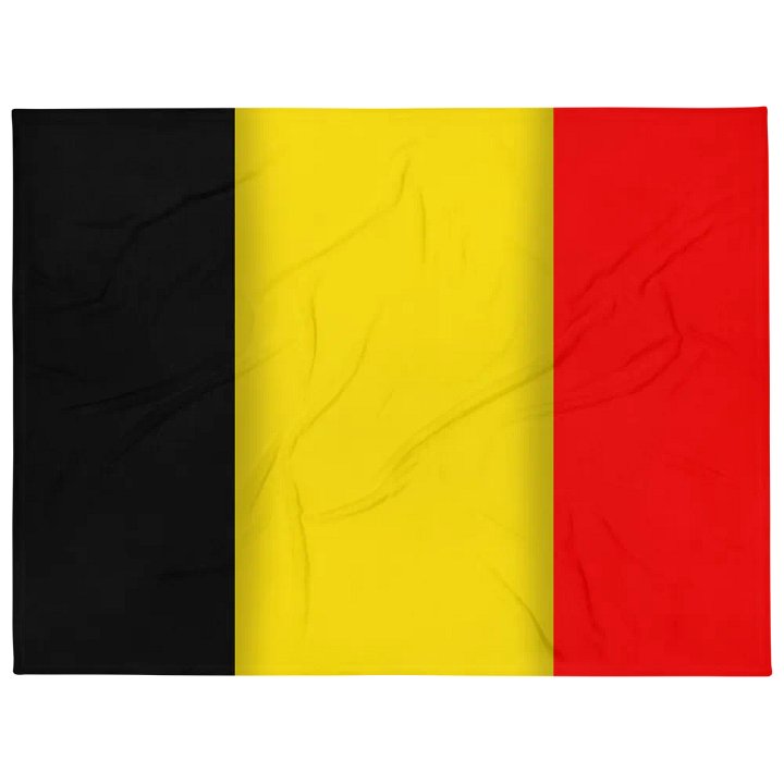 Black Yellow Red Flag Colored Throw Blanket product image (1)