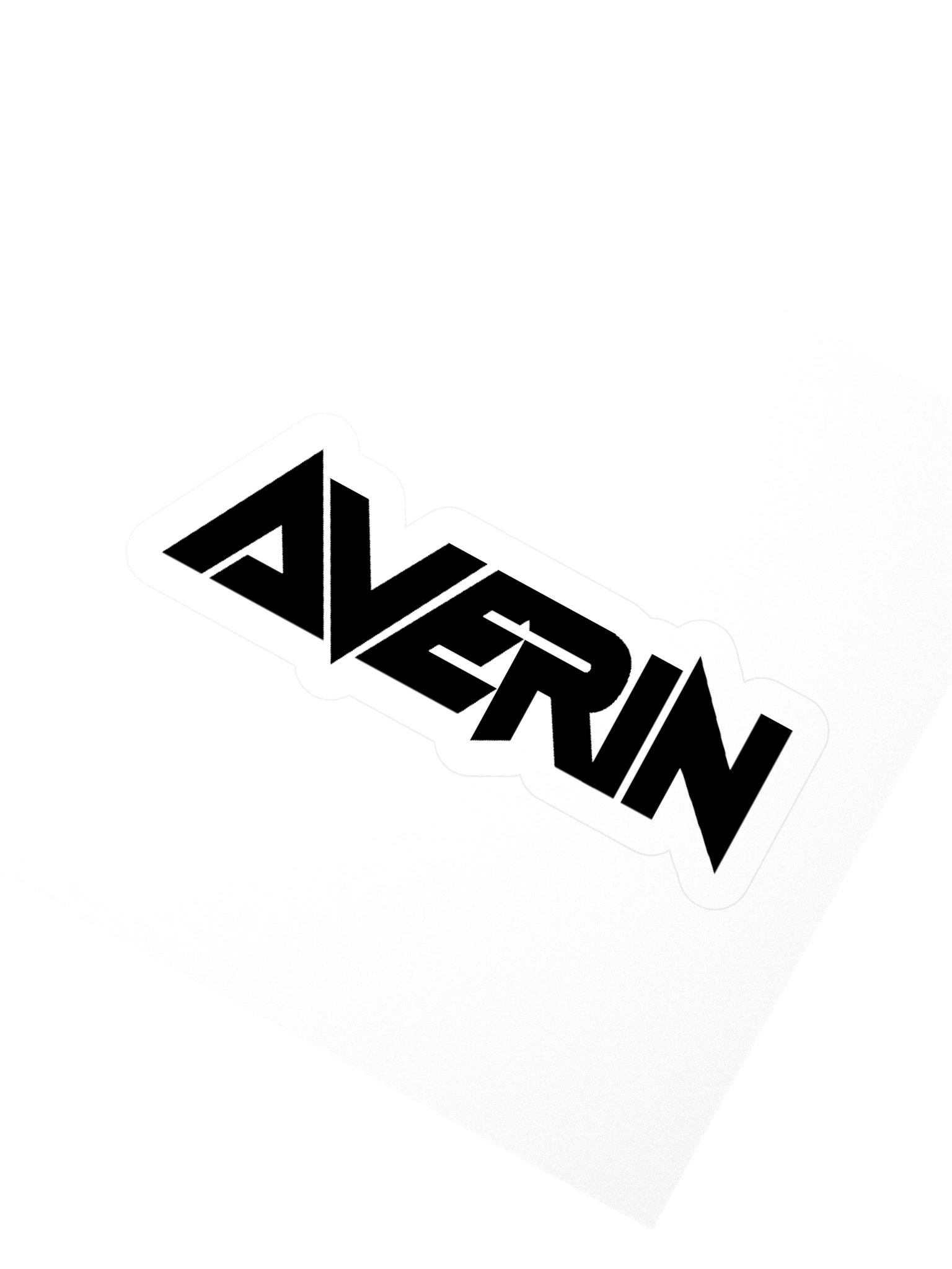 Averin Text Logo Sticker product image (2)