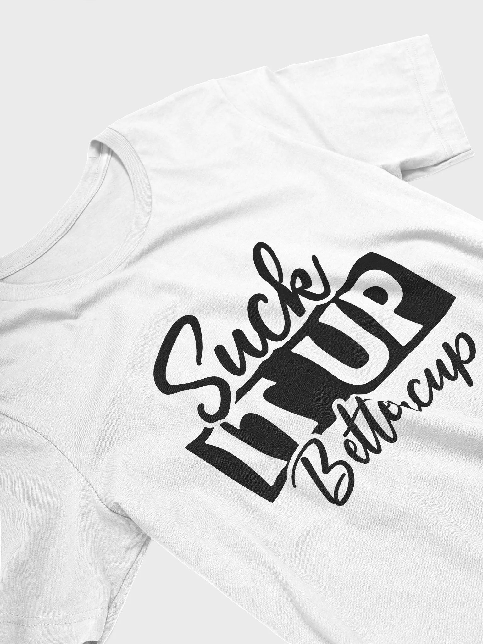 Suck It Up Bettercup Women's White T-Shirt product image (4)