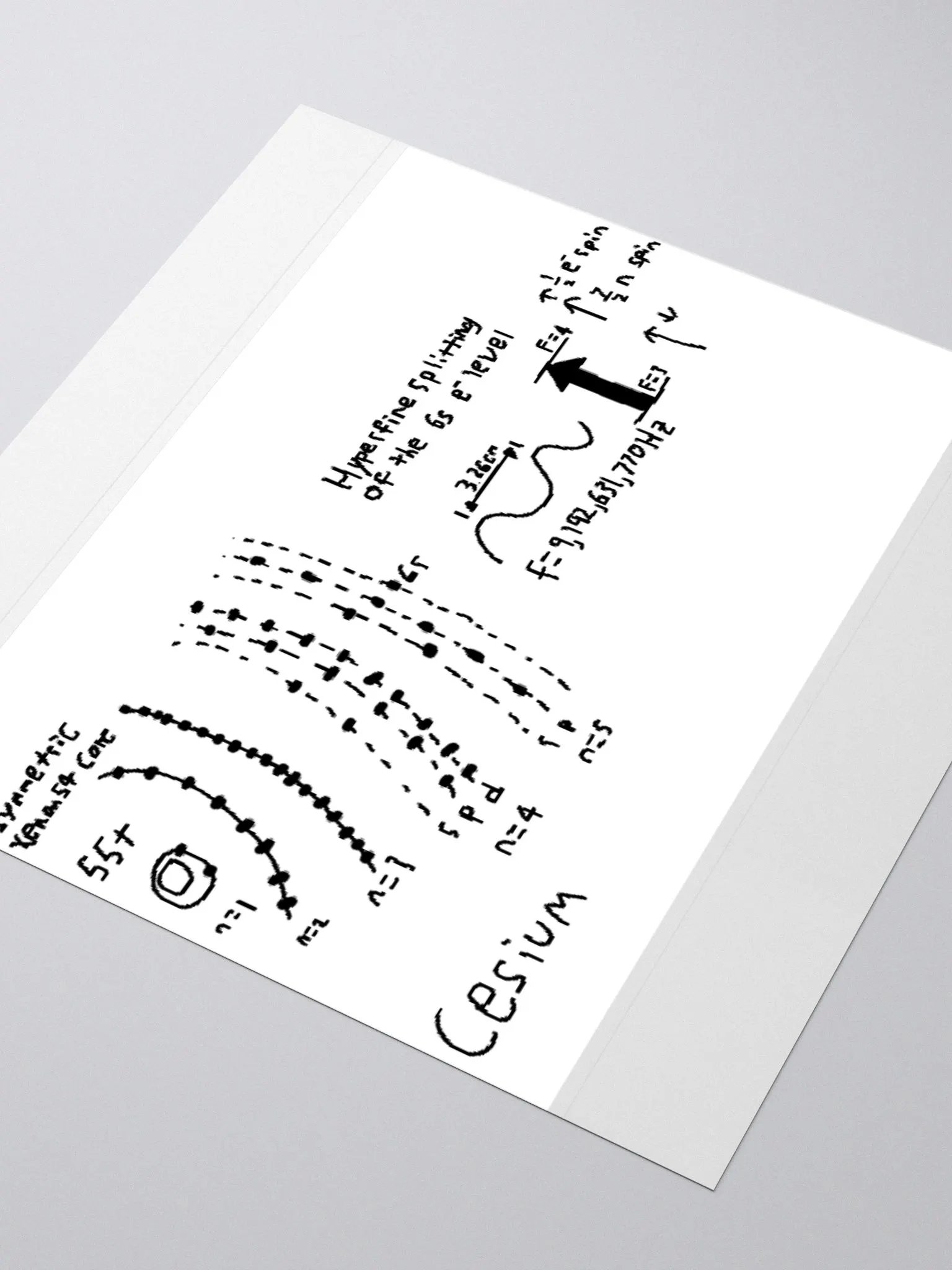 Cesium Clock Sticker product image (9)