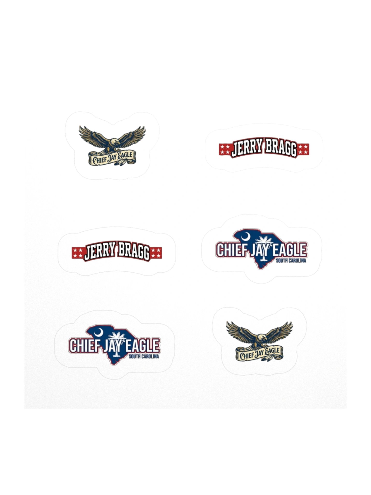 Jay Eagle Kiss Cut Sticker Set product image (1)