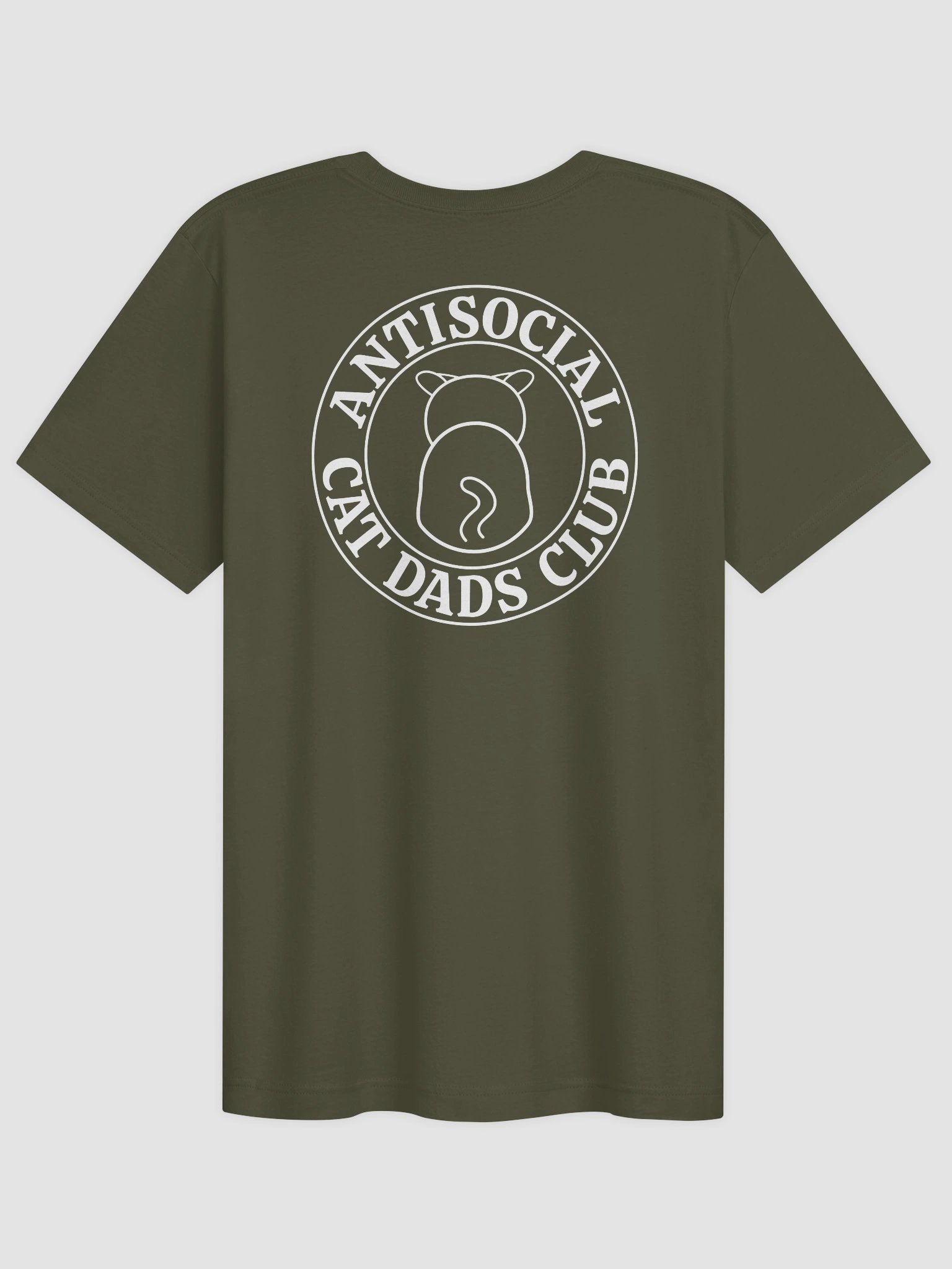 Antisocial Cat Dads Club 2 (Back Print) - Unisex Adult Super Soft Lightweight T-shirt product image (1)