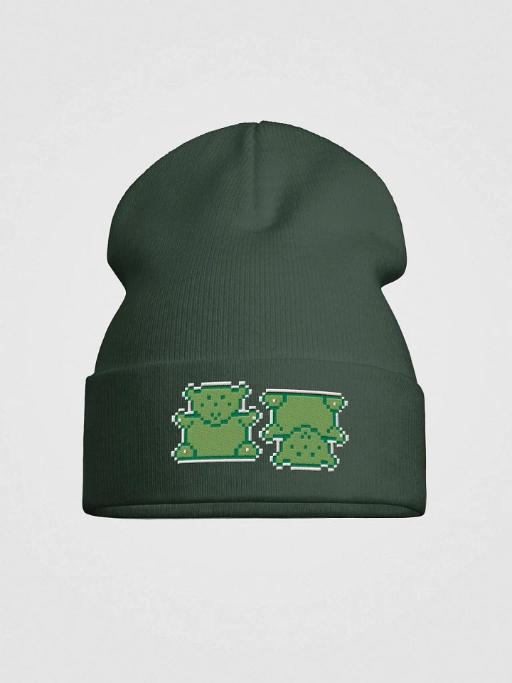 Pixel Alien embroidered beanie product image (2)
