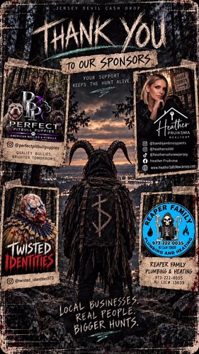 Just some gratitude. 🖤

Jersey Devil Cash Drop has grown because of the hunters who show up, share the signal, follow the clu...
