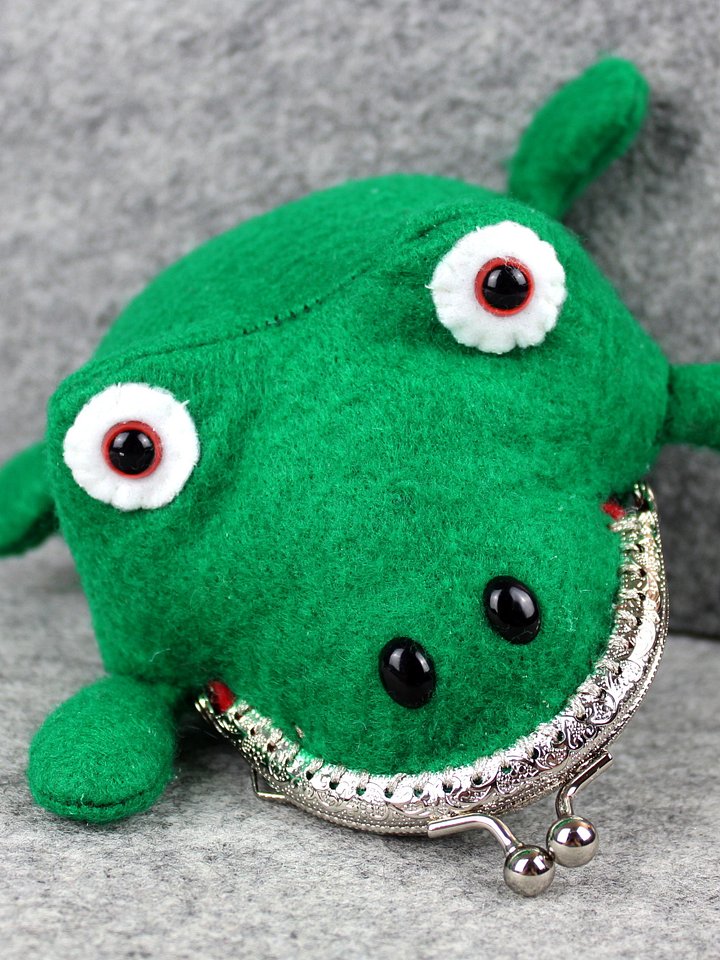 DIY Frog Coin Pouch Sewing Pattern product image (2)