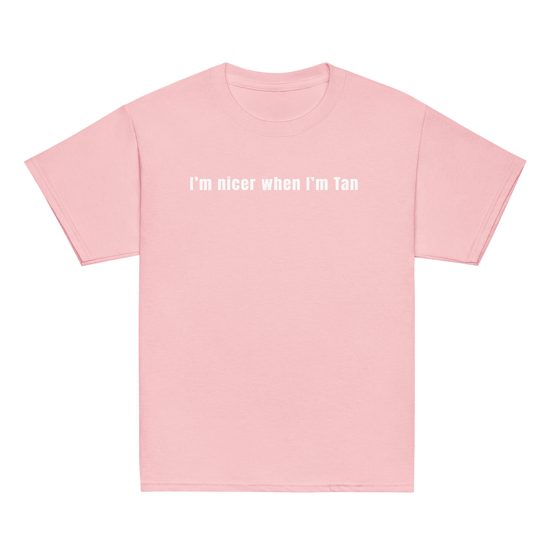 I'm Nicer When I'm Tan Baby Tee product image (1)