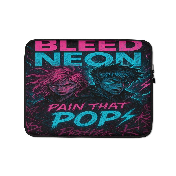 Bleed Neon Laptop Sleeve product image (1)