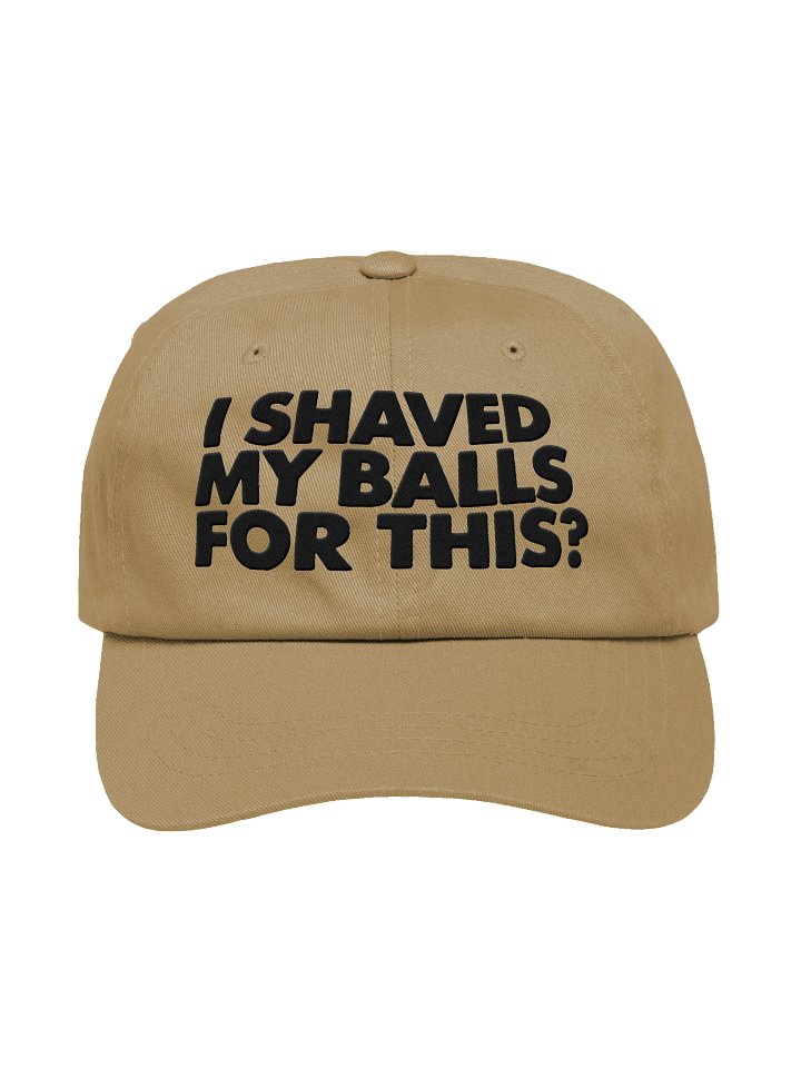 I Shaved My Balls For This? Embroidered Dad Hat product image (1)