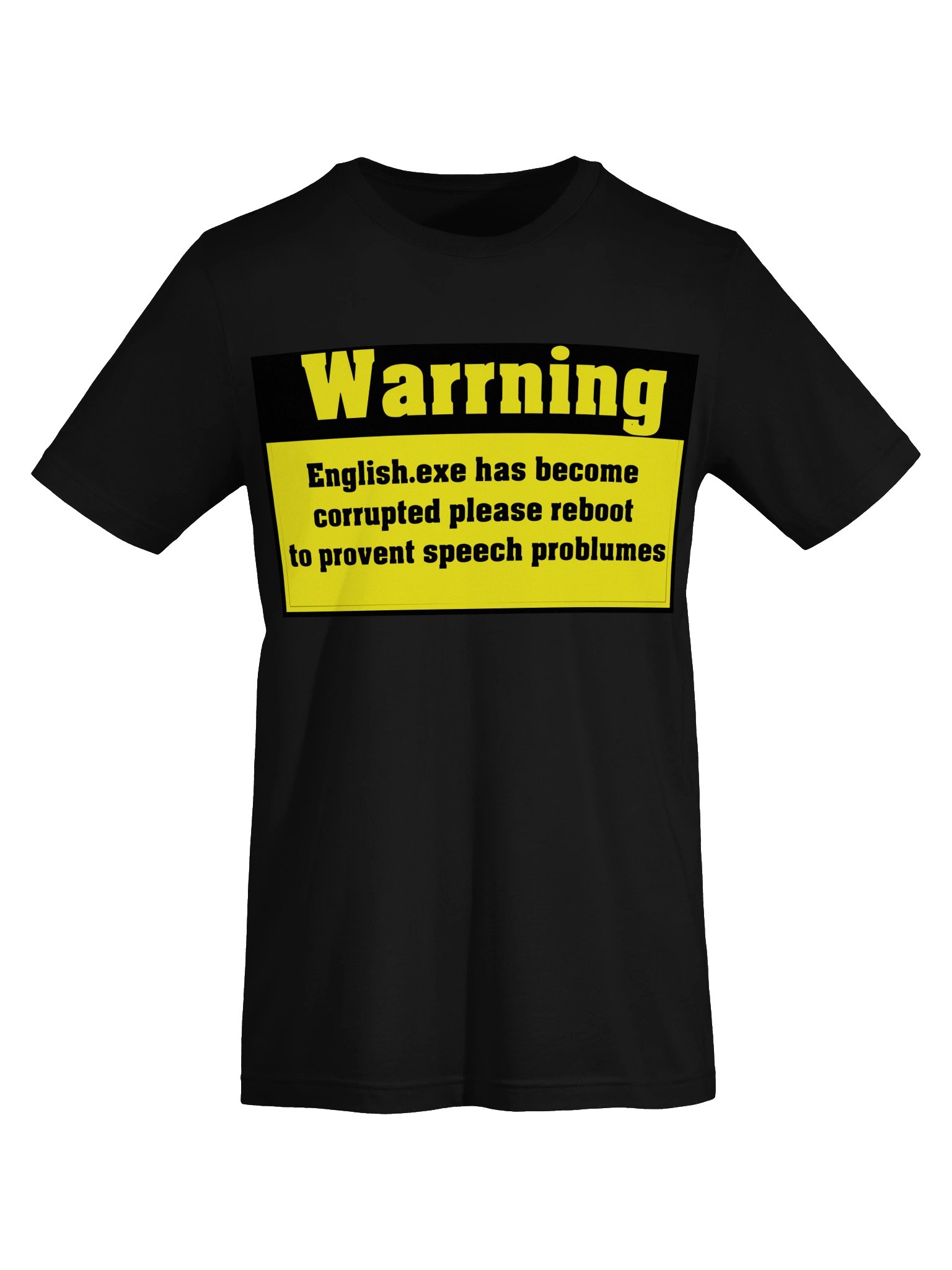 Warning: English.exe Corrupted Tee product image (46)