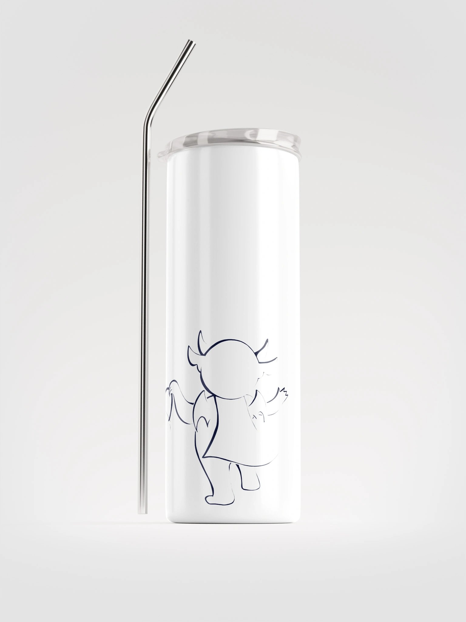 Cryptid On Your Corner Stainless Steel Tumbler (Light Mode) product image (1)
