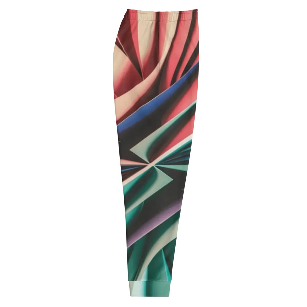 Abstract Geometric Recycled Men's Joggers in Vibrant Colors (XS-3XL) product image (11)
