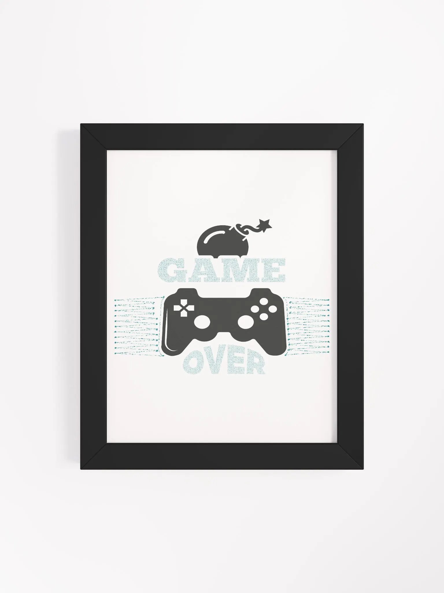 Game Over Controller Framed Poster product image (19)