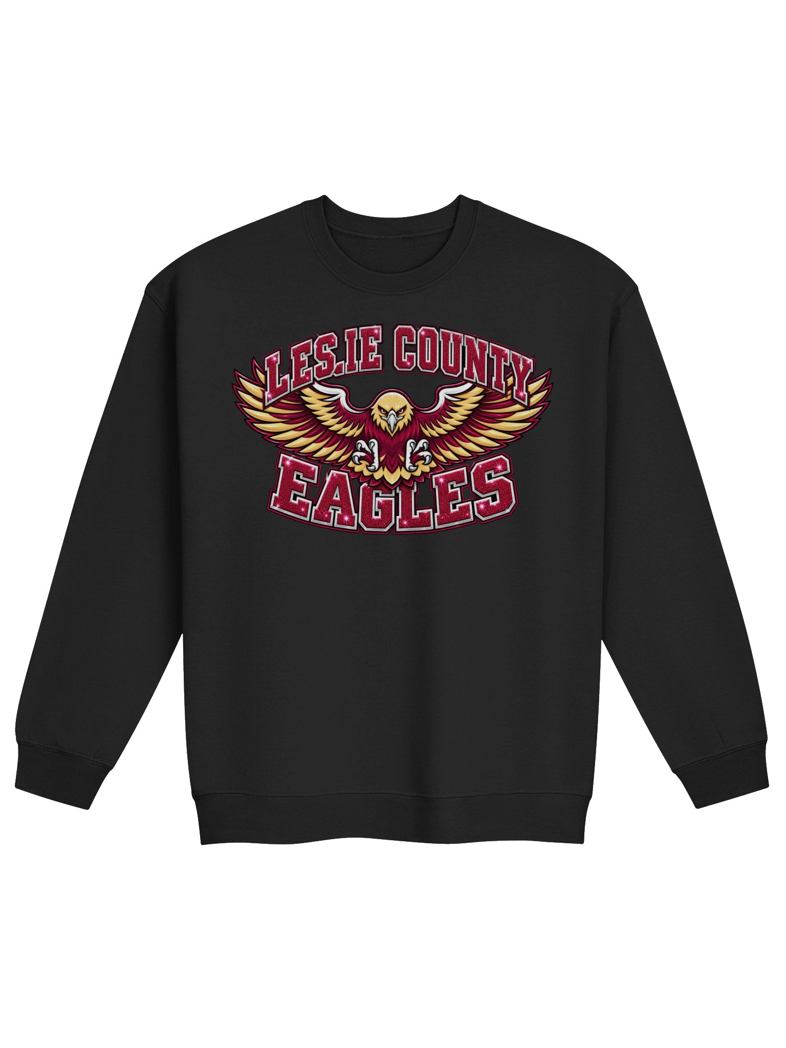 Faux Sequin Leslie County Eagles Sweatshirt product image (1)