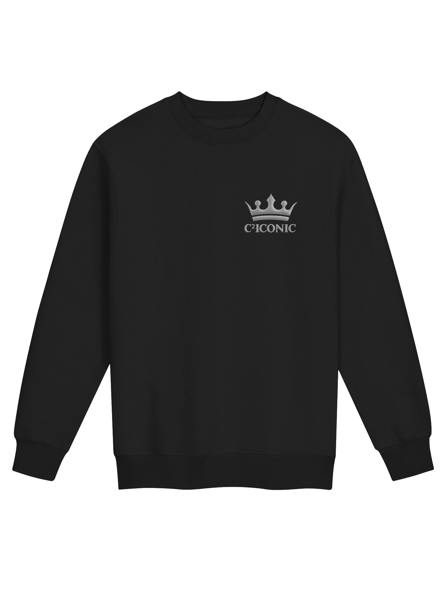 C² ICONIC | Silver Signature Logo Crewneck product image (1)