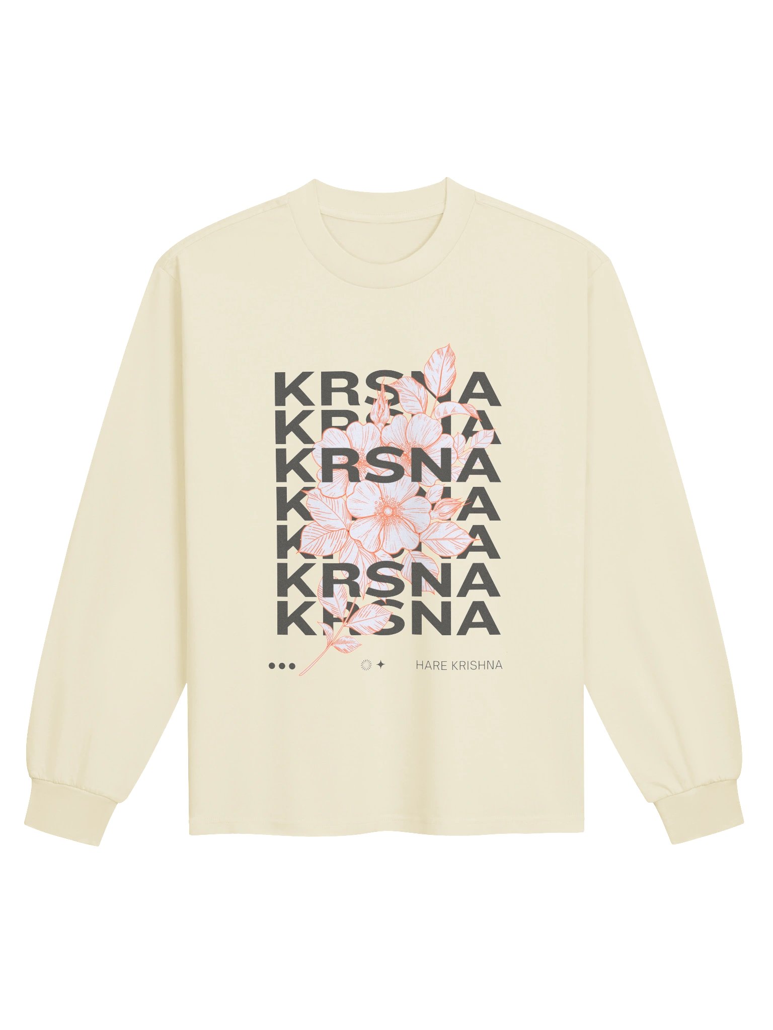 Krishna Bloom Crewneck Sweatshirt — Divine Balance Edition product image (9)