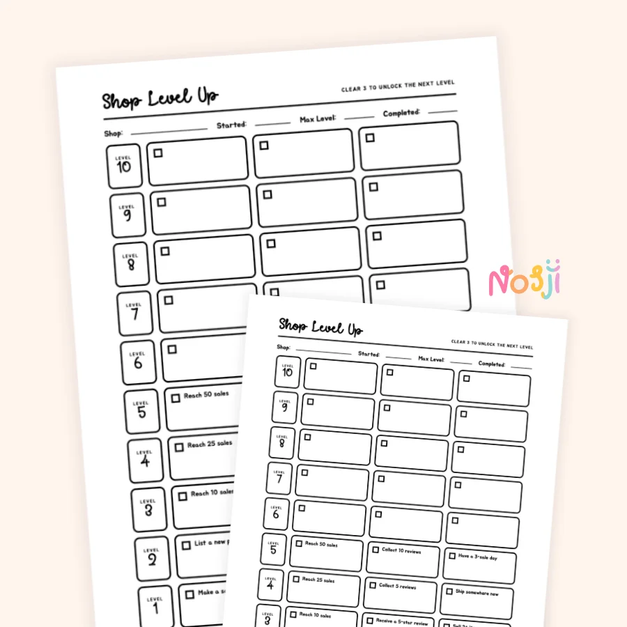 Shop Level Up Printable Business Challenge product image (1)