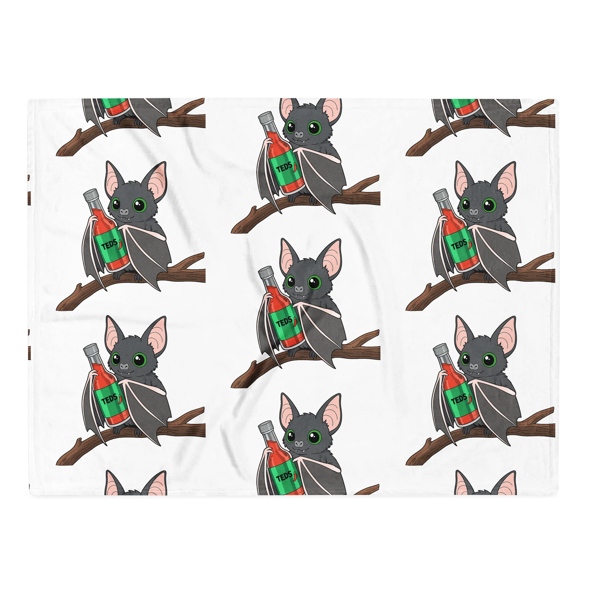 Spicy Bat Throw Blanket product image (1)