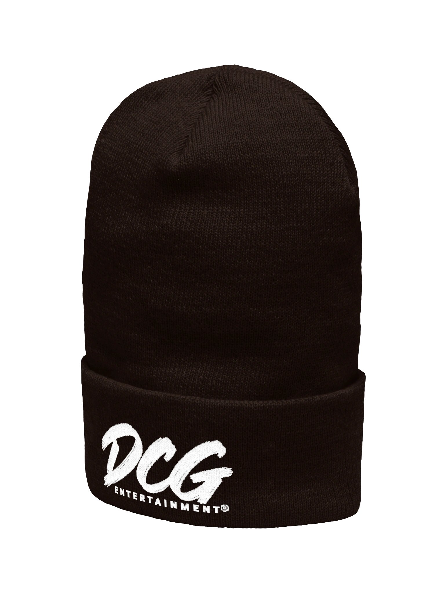 DCG Signature Cuffed Beanie – Embroidered White Logo product image (2)