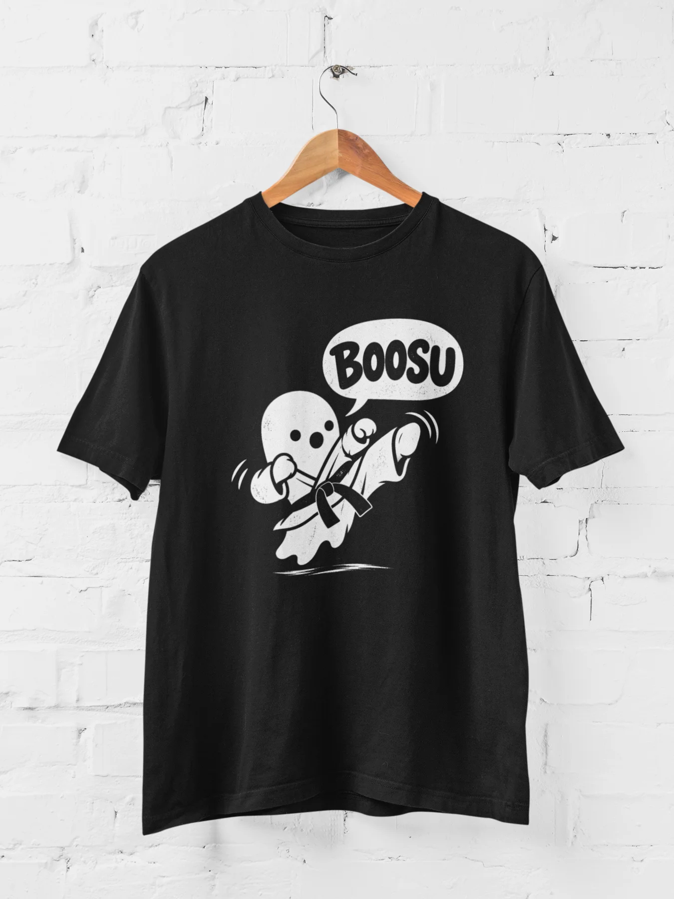 Funny Karate Ghost Tee product image (1)