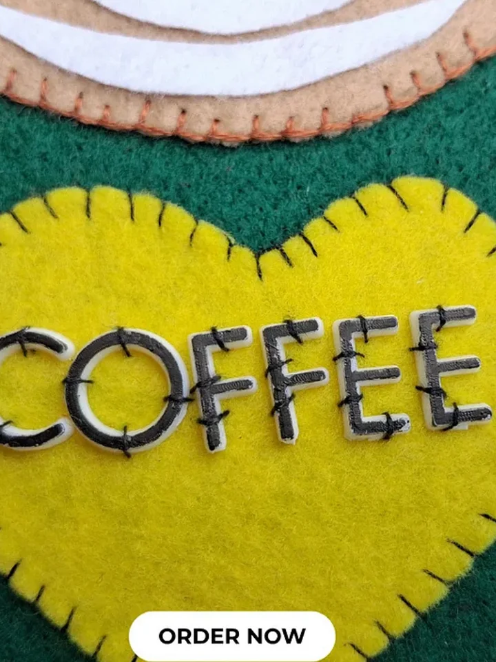 Coffee Cup 2D Keychain product image (2)