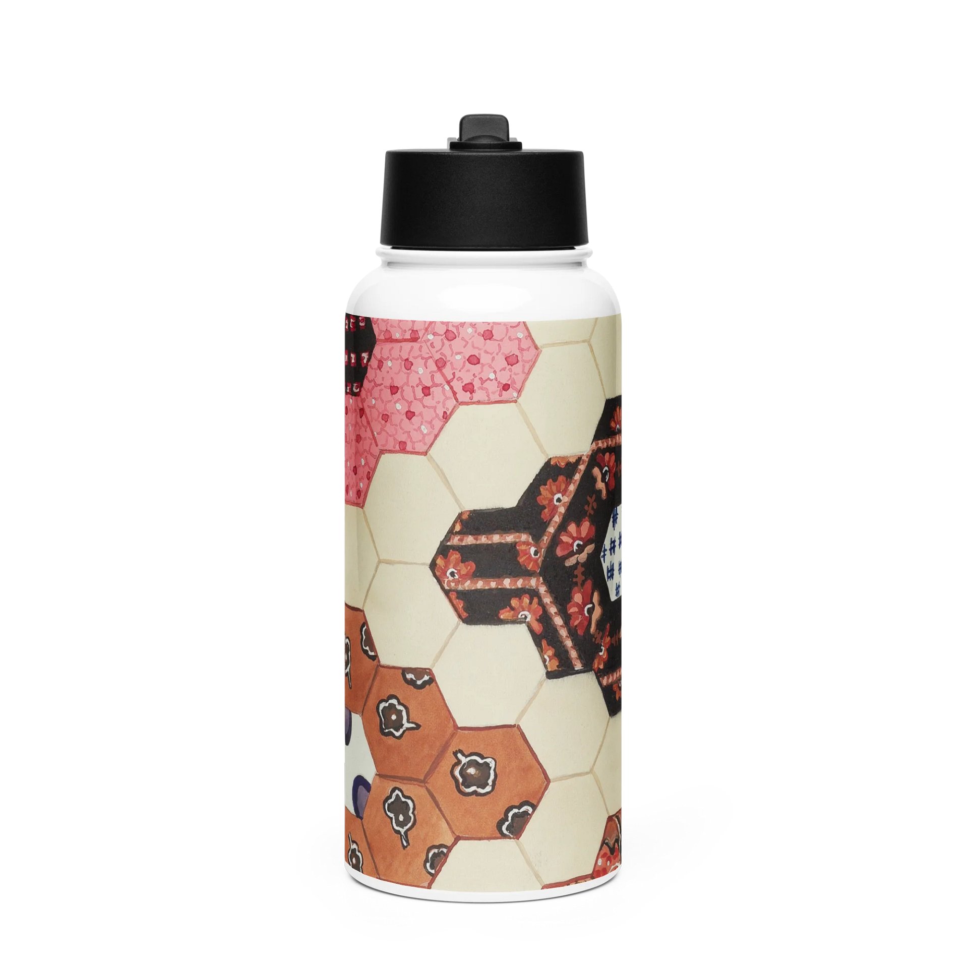 HexaQuilt 32oz. Stainless Steel Water Bottle product image (1)
