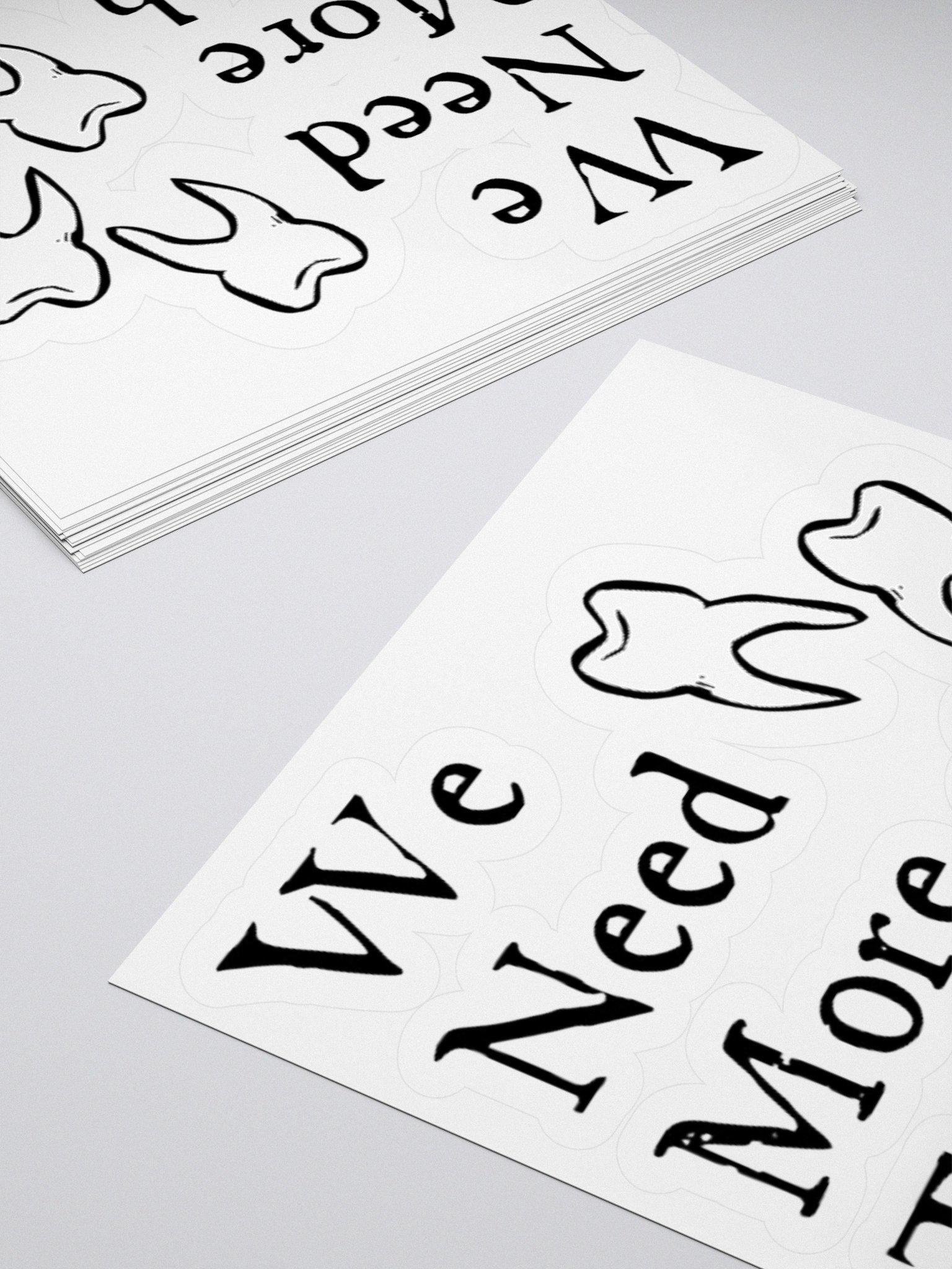 We need more teeth | Kiss Cut Stickers by Allcolor product image (4)