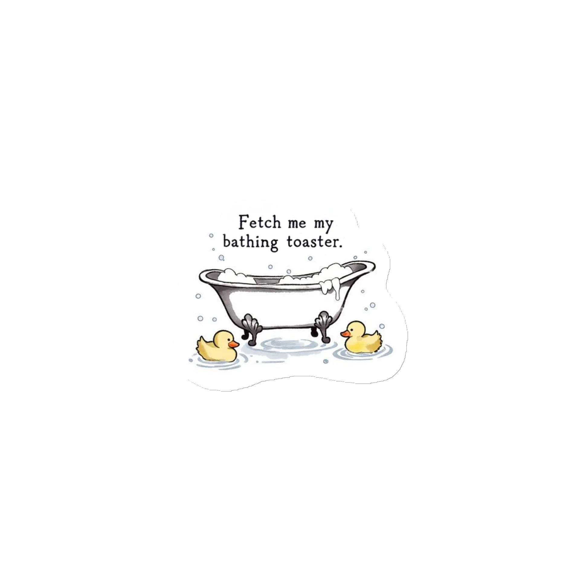 Bathing Toaster magnet product image (1)