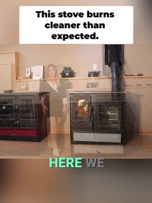 Cast iron stove cleaning magic! Watch this burn super hot and leave the glass spotless. Some stoves leave residue, but not this Guliver! #cleaninghacks #stoves #kitchen #homehacks #satisfying