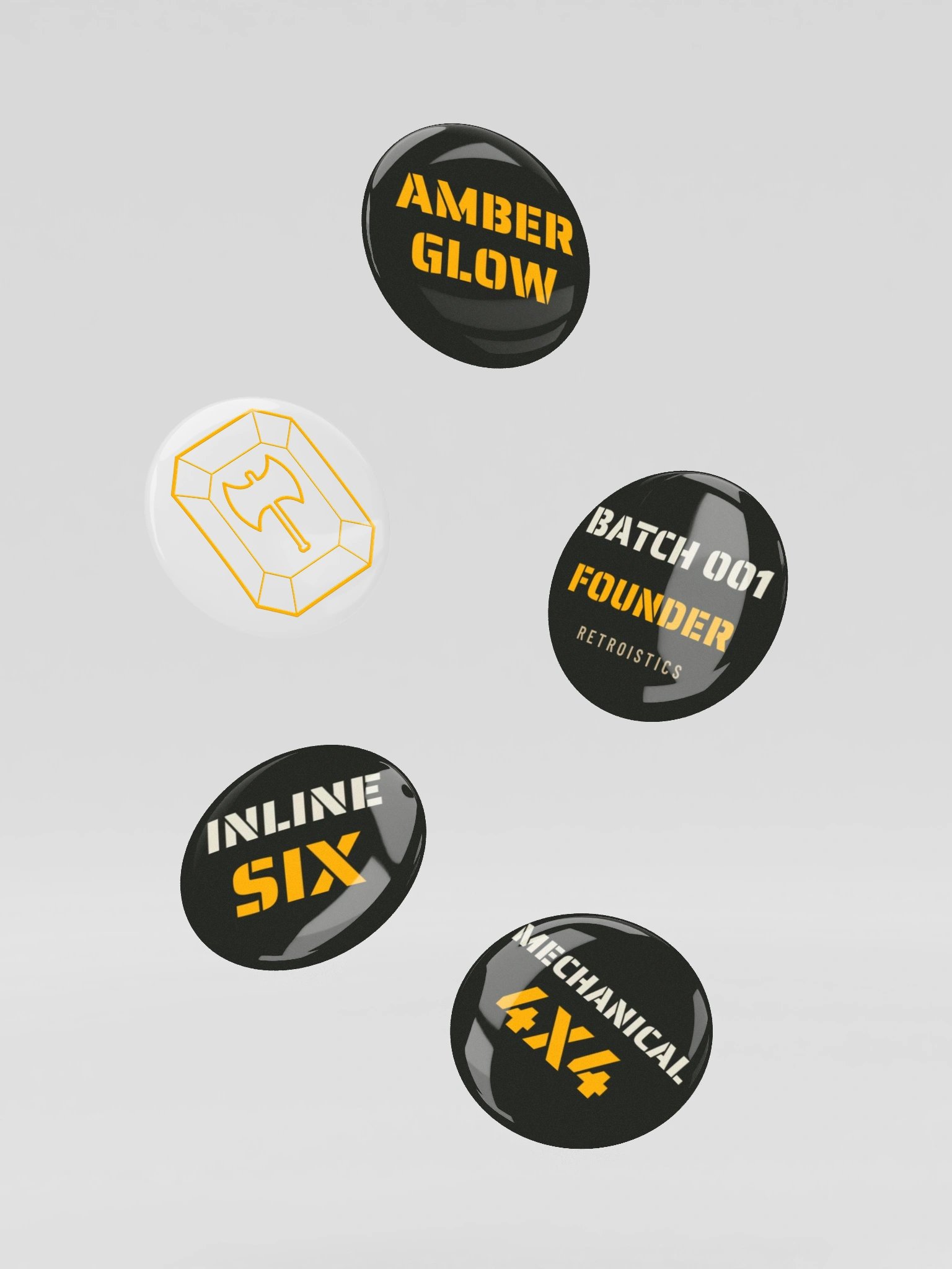 RETROISTICS BUTTON PINS product image (3)