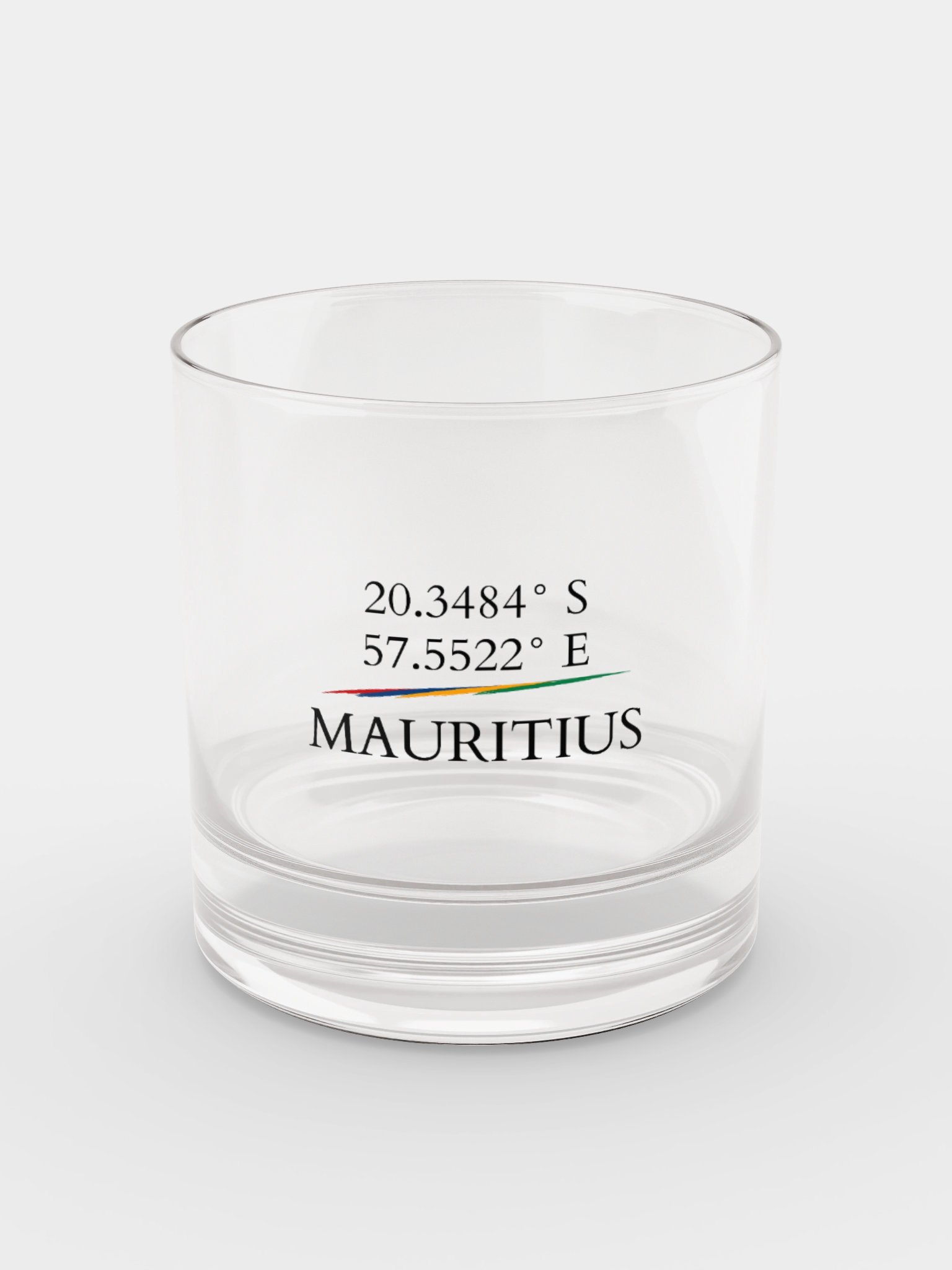 Mauritius Coordinates – Rocks Glass product image (4)
