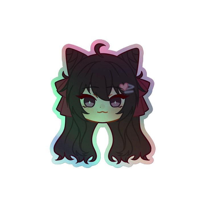 CHIBI KAT | Holographic Sticker product image (2)