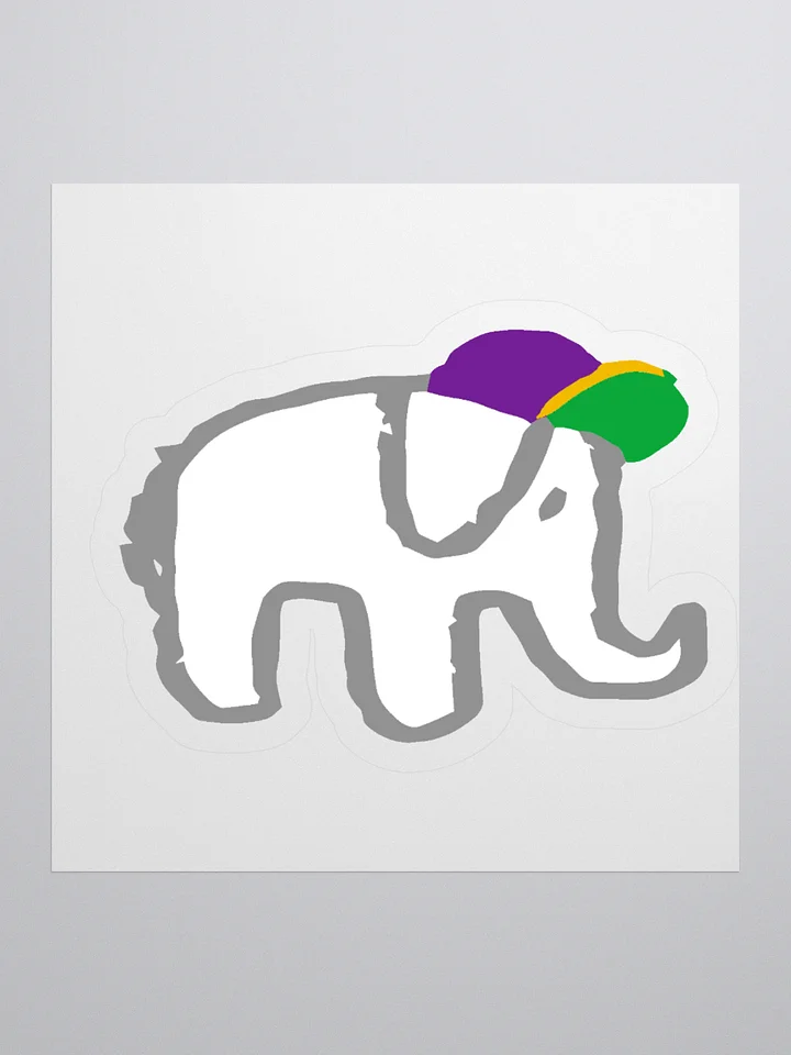 ELEPHANT ON A STICKER product image (1)